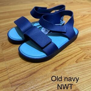 Old Navy Kids Navy and Aqua Sandals